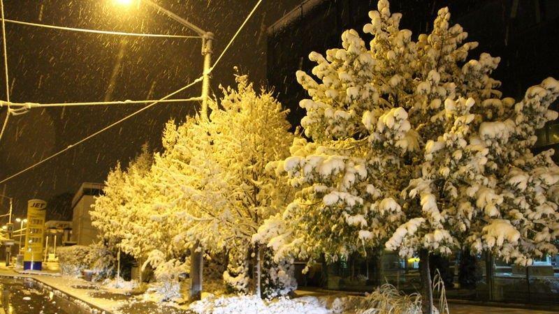 Erster Schnee in Salzburg