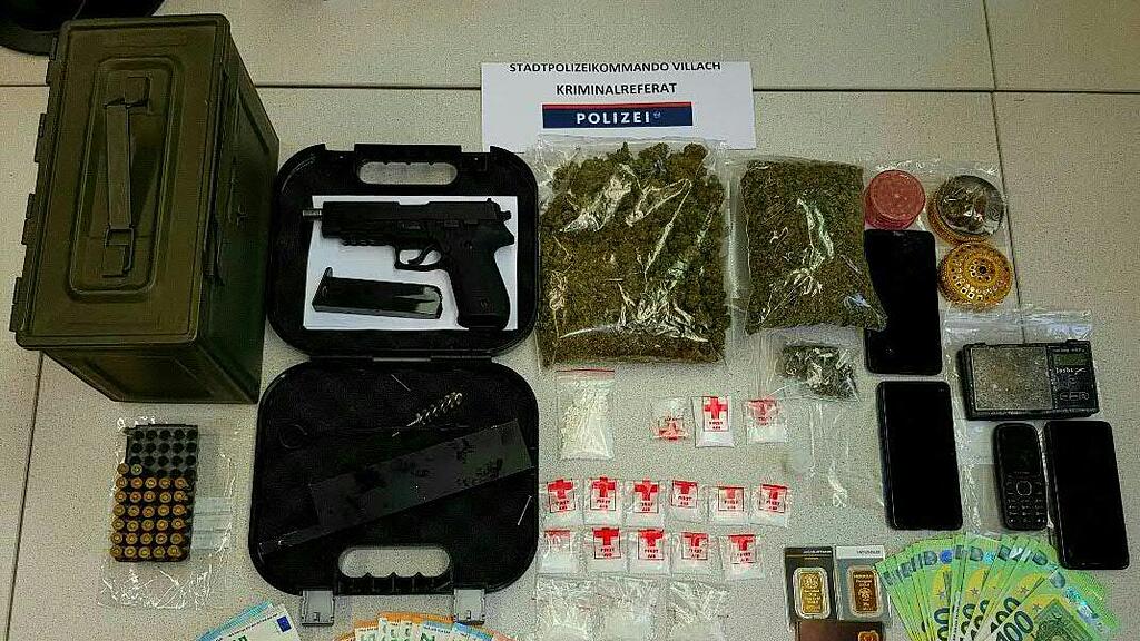 Drogen, Waffen, Bargeld Kärnten