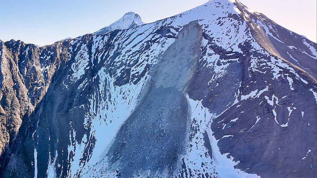 Permafrost taut: Drei große Felsstürze in Hohen Tauern