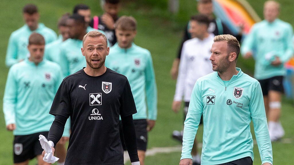 Alexander Schlager und Andreas Weimann beim ÖFB
