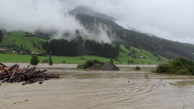 Hochwasser in Bramberg