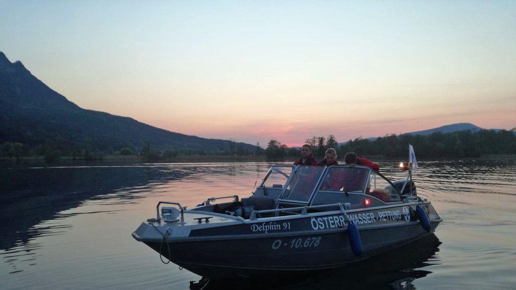 Suchaktion am Mondsee