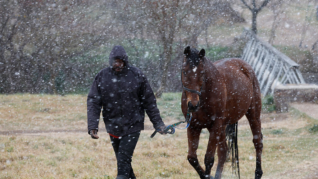 Schnee in Johannesburg