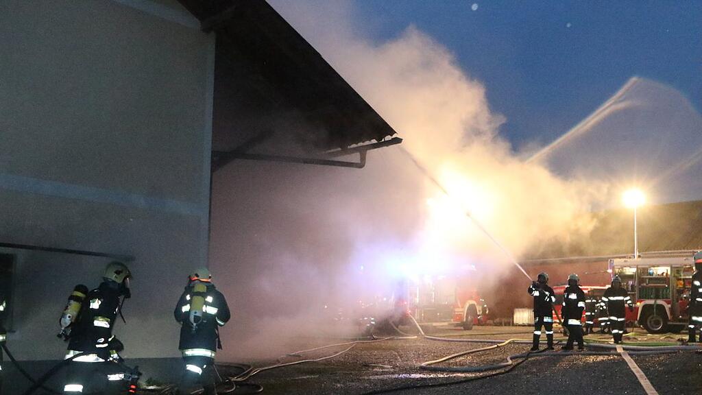 Die Feuerwehren brachten den Brand schnell unter Kontrolle.