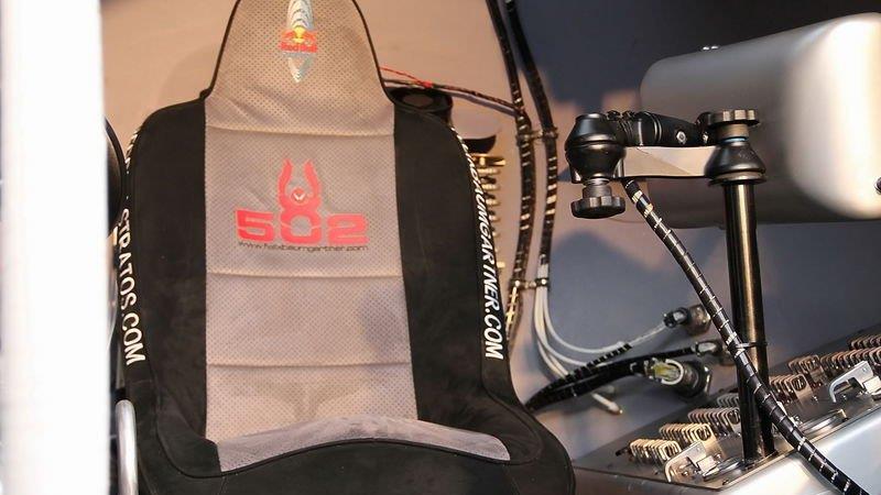 Stratos-Druckkapsel ausgestellt
