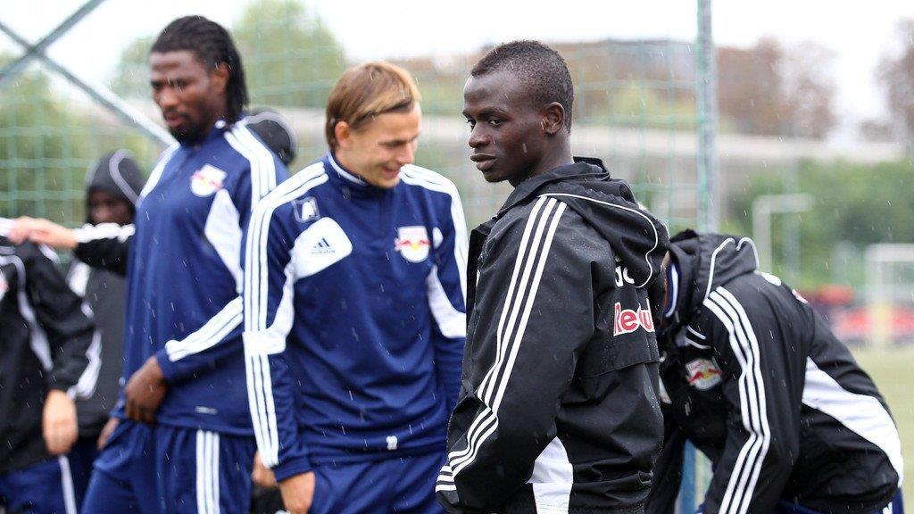 Die "Neuen" beim Training