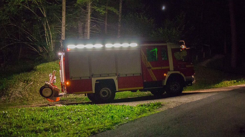 Großeinsatz bei Brand in Bischofswiesen