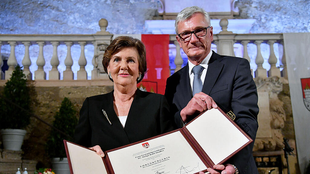 Helga Rabl-Stadler ist seit Montag Ehrenbürgerin der Stadt Salzburg.