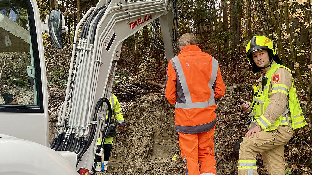 Gas-Austritt in Oberndorf