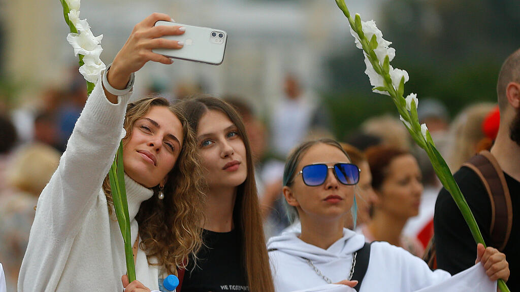 Massenprotest in Minsk