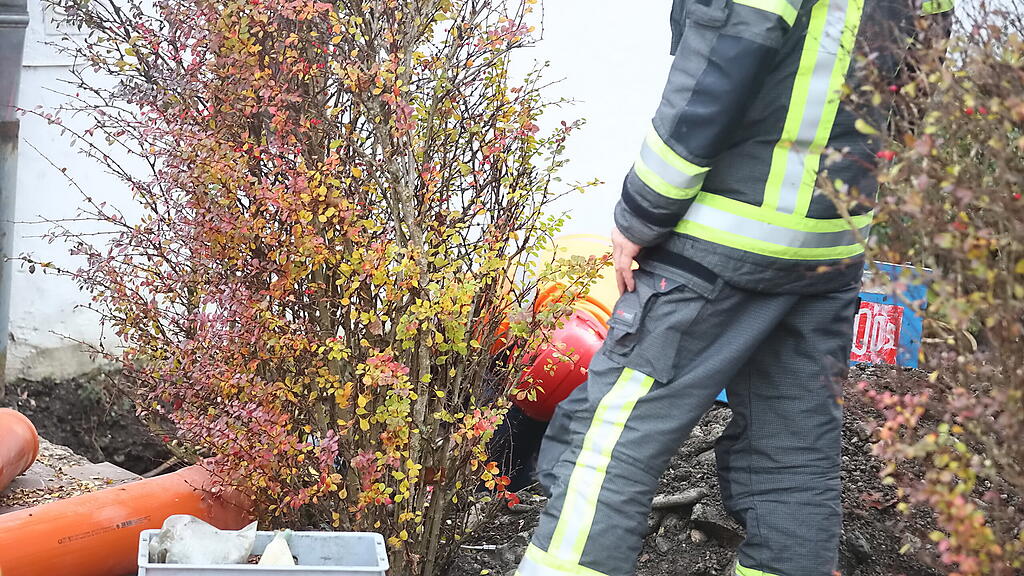 Gasleitung in Nonntal beschädigt