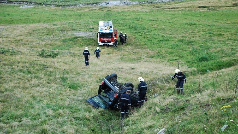 Pkw-Absturz in Sportgastein