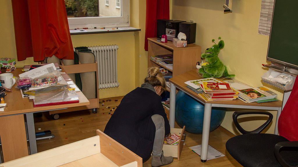 Volksschule Gnigl verwüstet