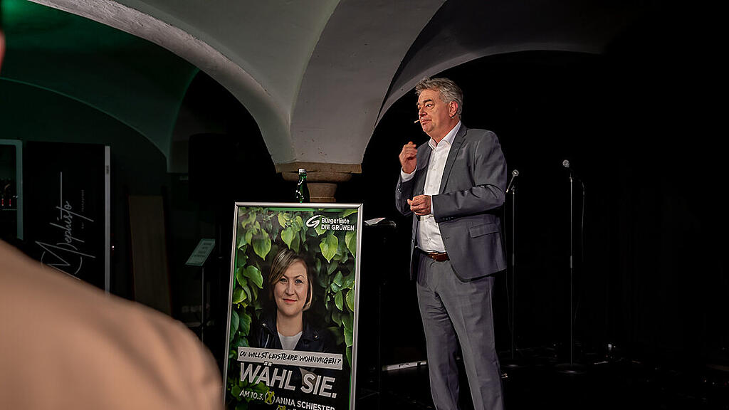 Die Gru\u0308nen - Wahlkampf-Abtakt der Bu\u0308rgerliste