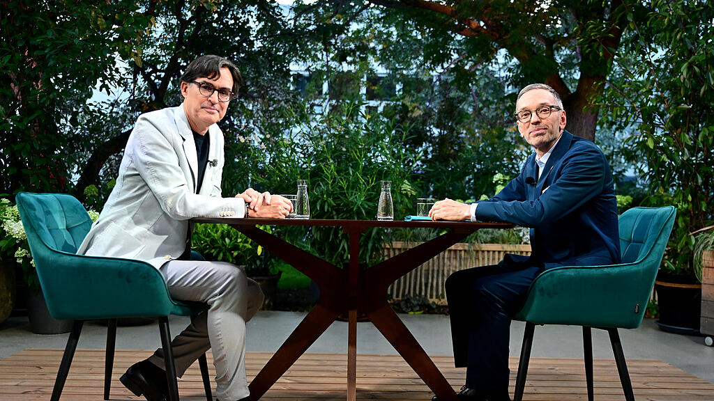 ORF-Sommergespräch mit FPÖ-Chef Herbert Kickl