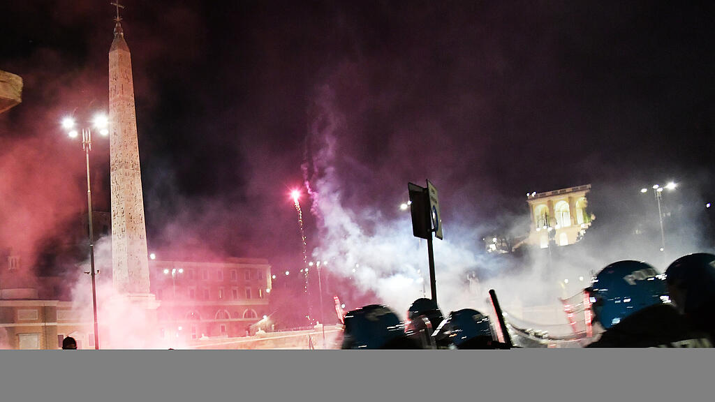Proteste in Rom