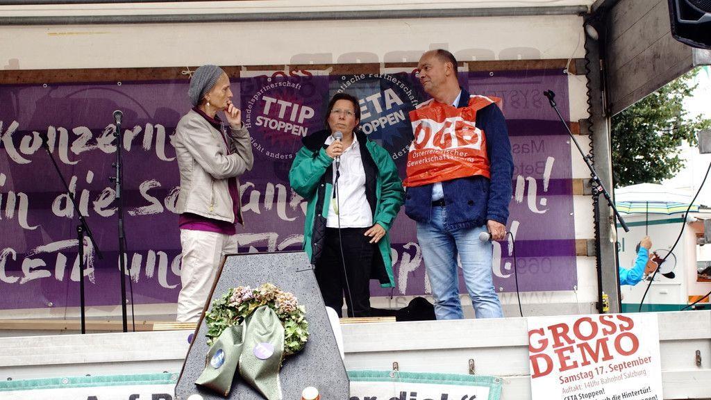 Demo gegen TTIP und CETA in Salzburg I