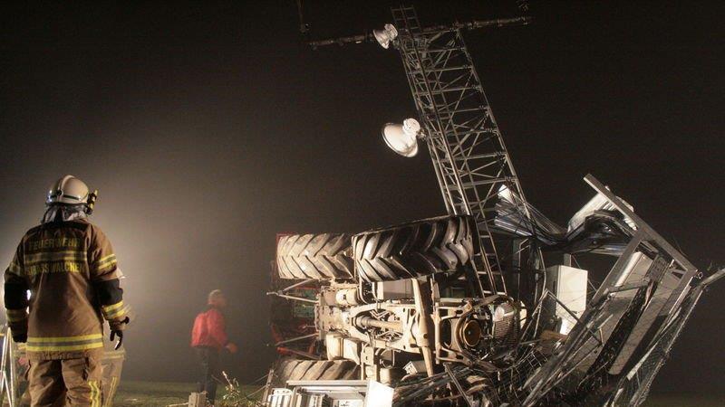 Crash mit Traktor