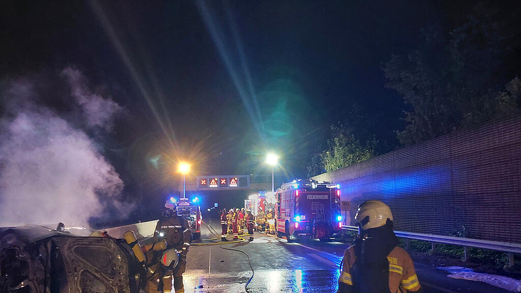 Pkw-Brand Grödig