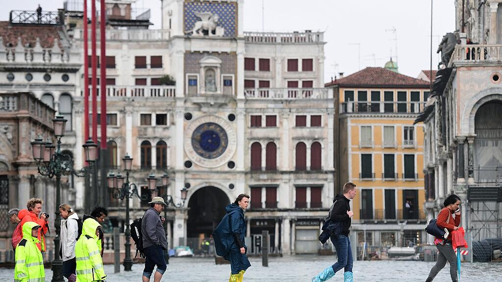 In Venedig ging ohne Gummistiefel gar nichts.