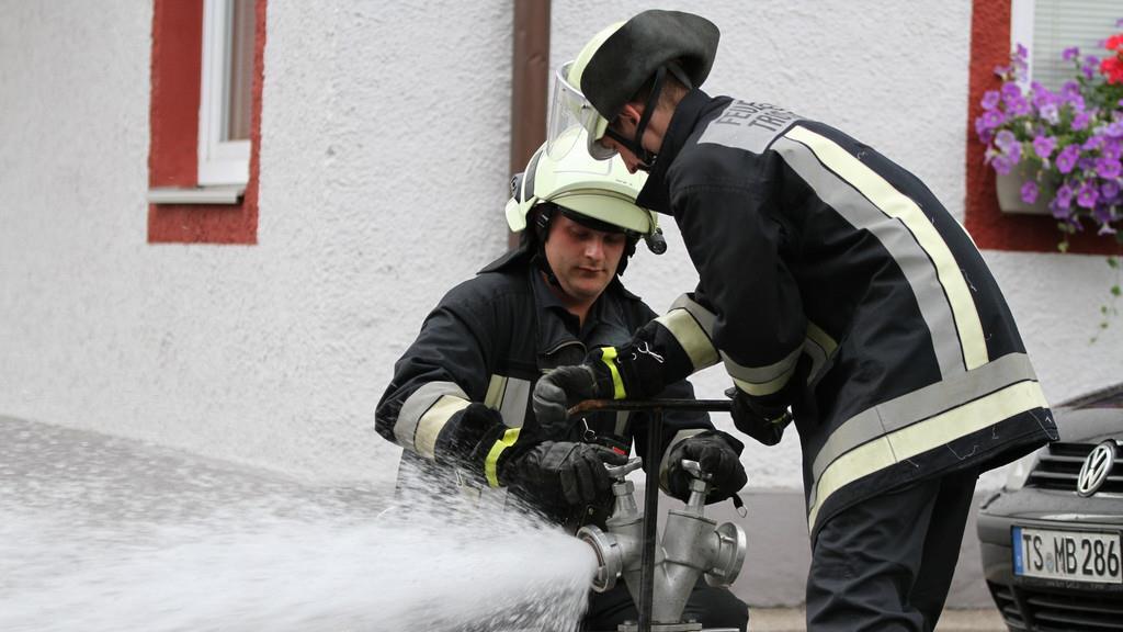 Feuerwehrübung in Trostberg