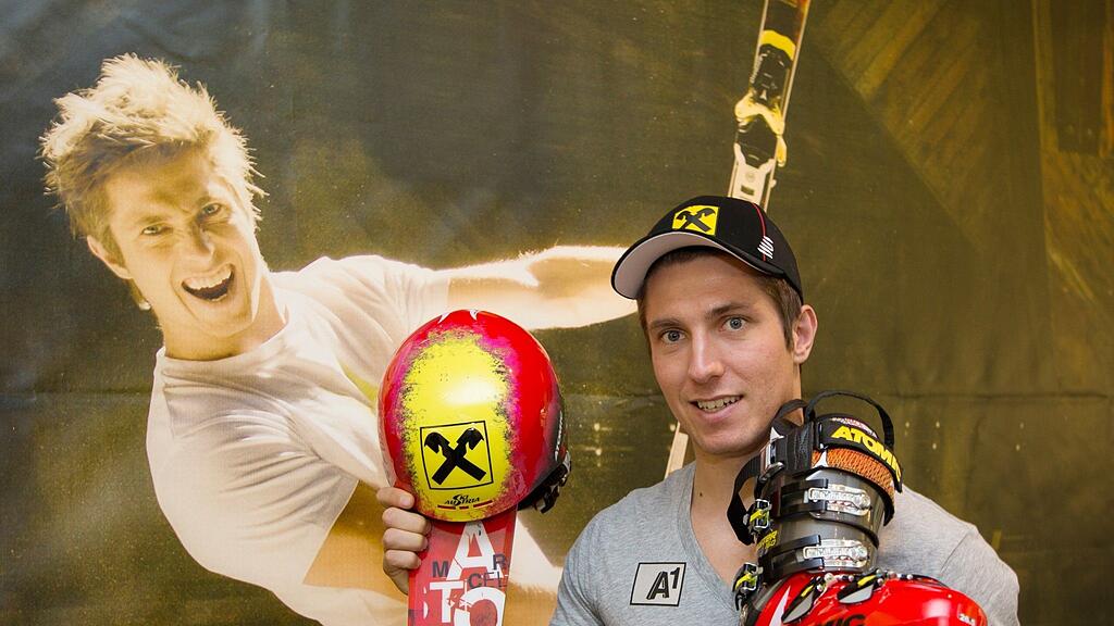 Salzburg Ski-Super-Star Marcel Hirscher in neuem Design.