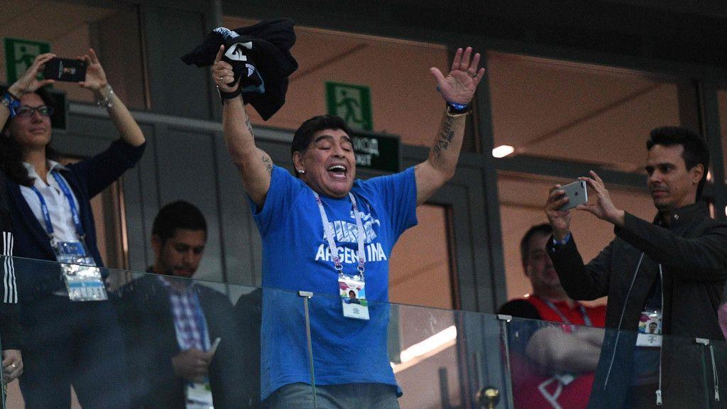 Maradona bei der WM 2018