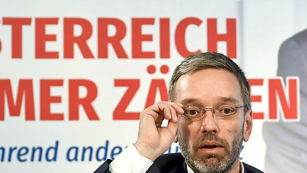 FPÖ-Generalskrektär Kickl verlangt Aufklärung