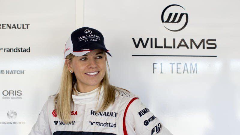 Susie Wolff, die Ehefrau von Mercedes-Motorsportchef Toto Wolff, kam im Williams auf Rang fünf
