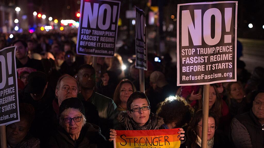 Rund um die Amtseinführung Trumps kam es zu Demonstrationen.