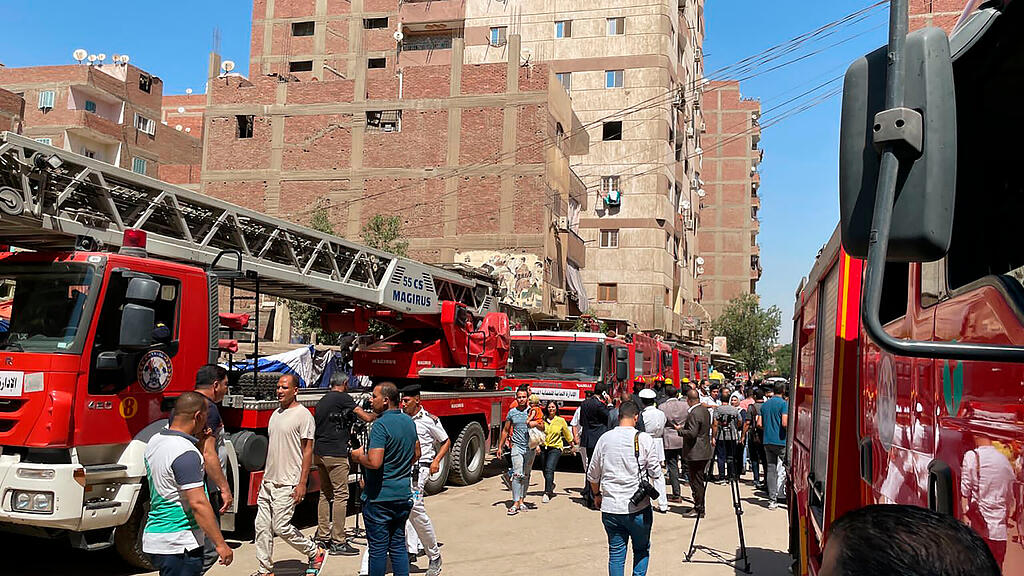 Kairo Ägypten Brand Kirche