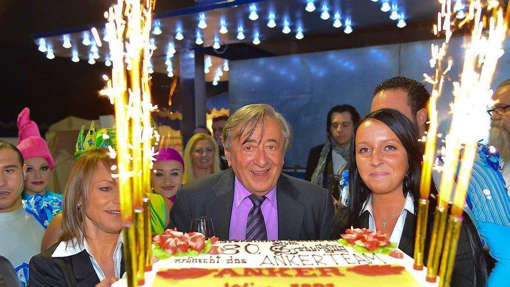 Richard Lugner wird 80: Geburtstagfeier im Circo Acquatico
