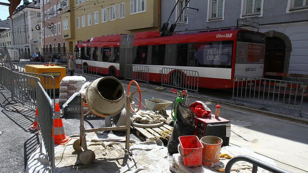 Baustelle in der Griesgasse