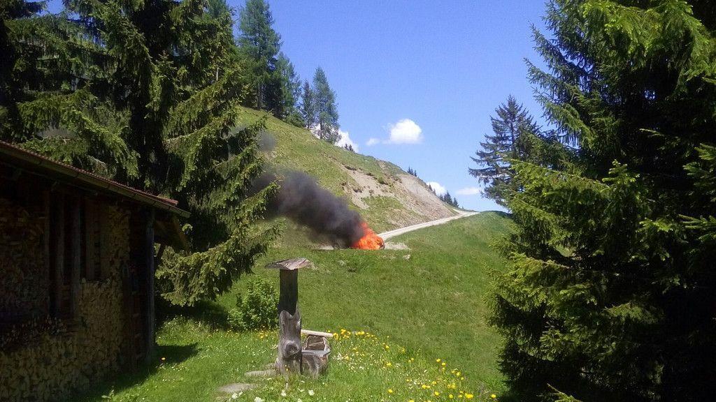 Fahrzeugbrand Dorfgastein