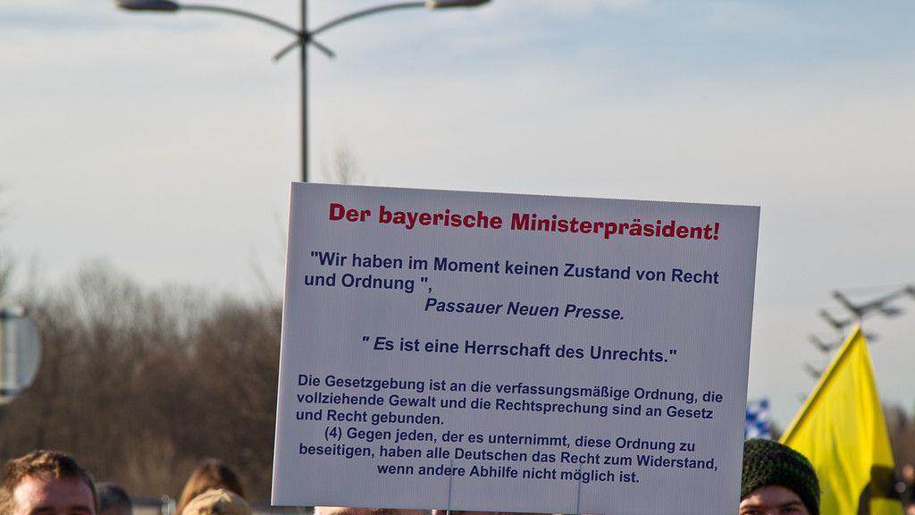 Demo von "Wir sind Grenze"