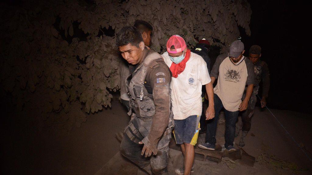 Feuervulkan in Guatemala ausgebrochen