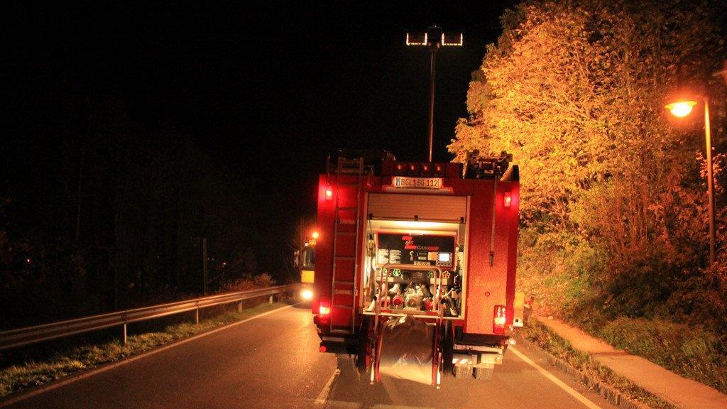 Unfall auf der B20
