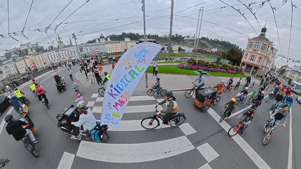 "Kidical Mass" in Salzburg