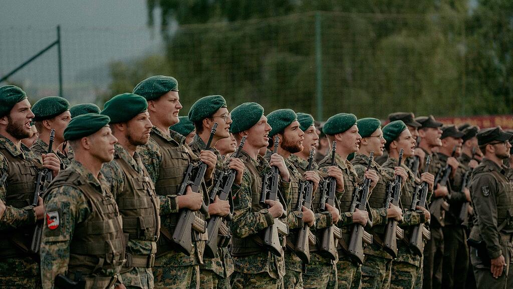 Bundesheer Angelobung in Mariapfarr
