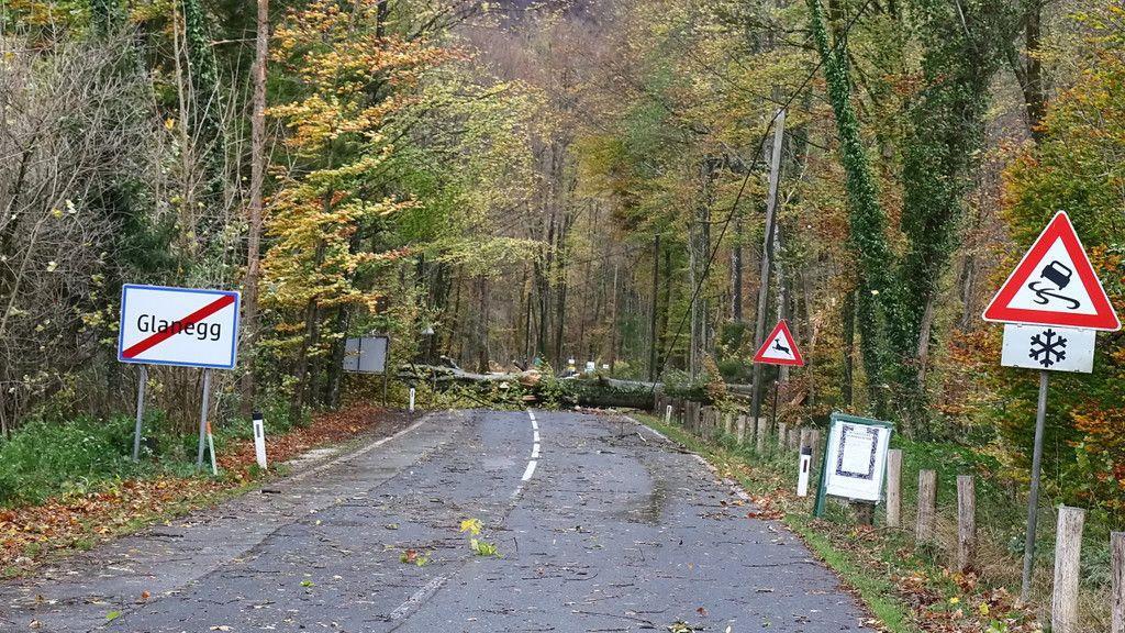 Sturmtief "Herwart" zieht über Salzburg hinweg I
