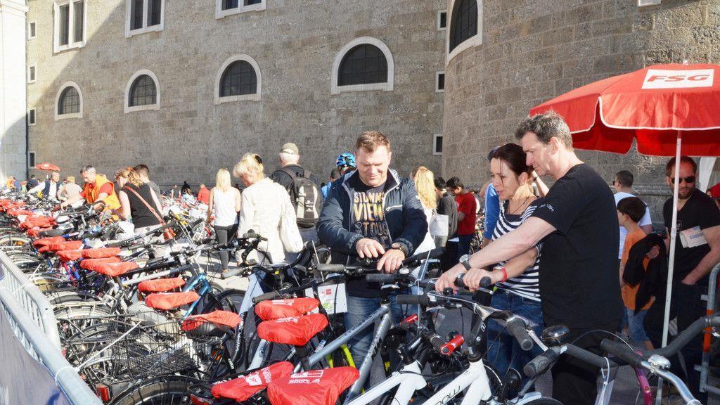 "Radfrühling" in der Stadt Salzburg I