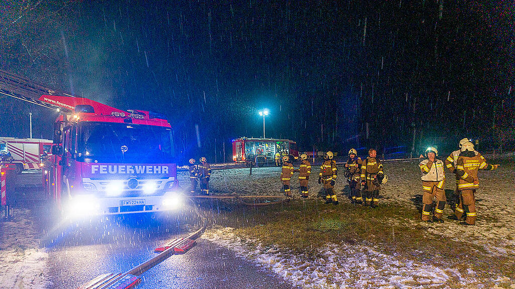 Großbrand in Annaberg-Lungötz