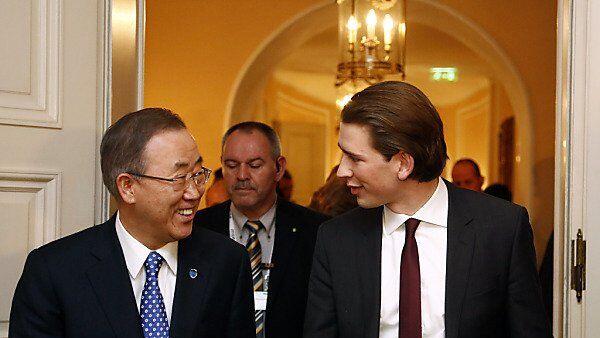 Ban und Kurz bei Münchner Sicherheitskonferenz