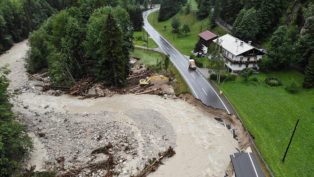 Hochwasser in Ru\u00dfbach