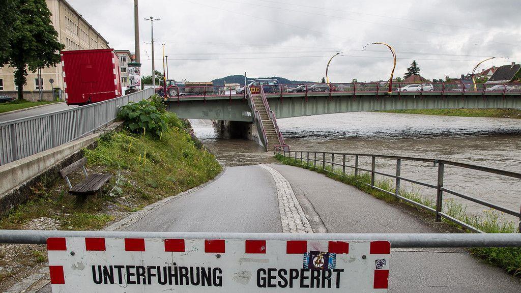 Radunterführungen in der Stadt Salzburg gesperrt
