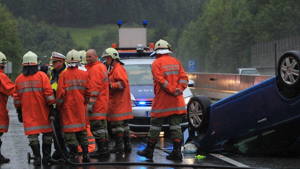 Crash auf der A10