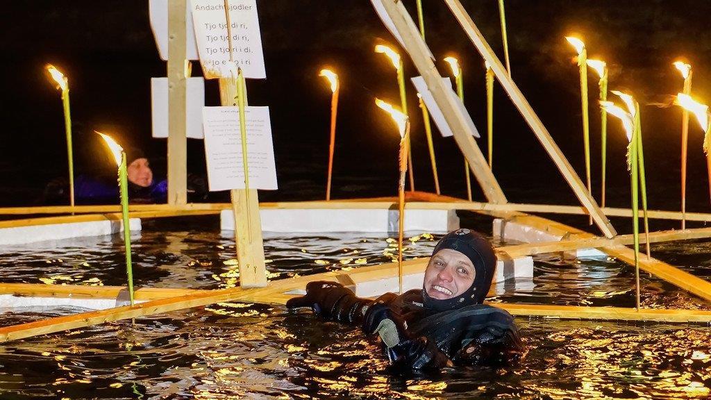 Adventschwimmen in Hallein