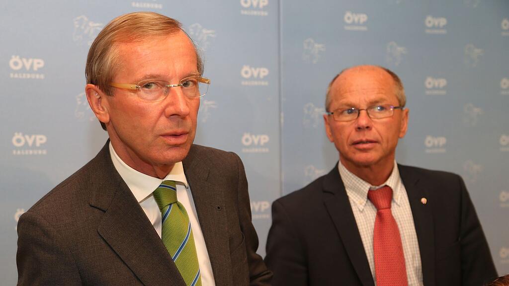 Haslauer (links) und Stöckl (rechts) müssen sich jetzt einen Konter gefallen lassen.