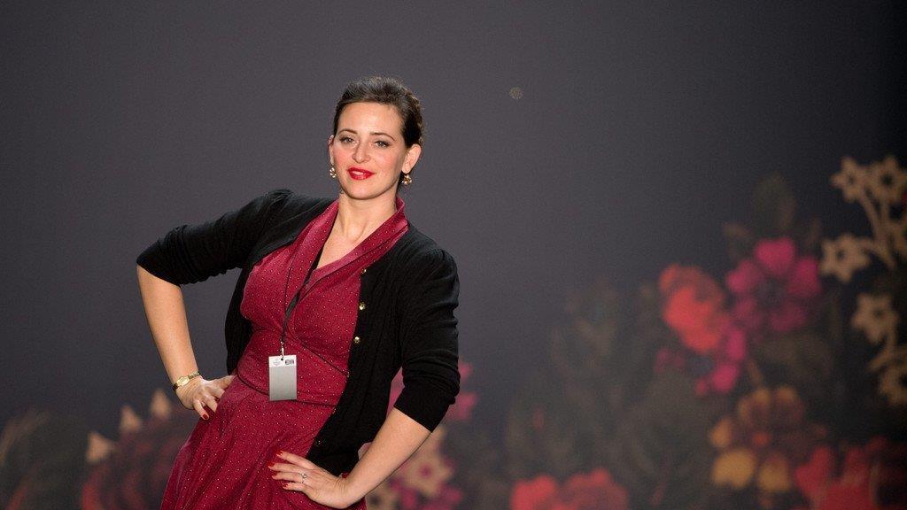 Berliner Modewoche: Kreationen von Lena Hoschek auf dem Laufsteg