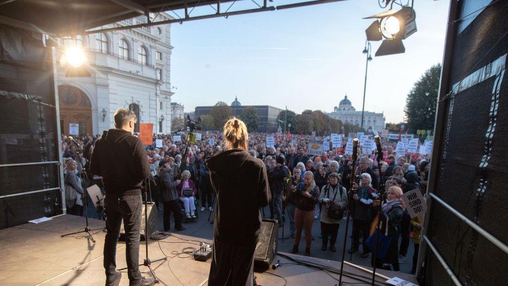 Donnerstagsdemo in Wien wiederbelebt